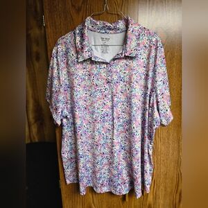 Tek Gear Multicolor Floral Top